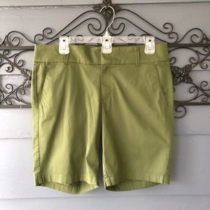 NWT J Crew Olive Shorts 9” Size 8